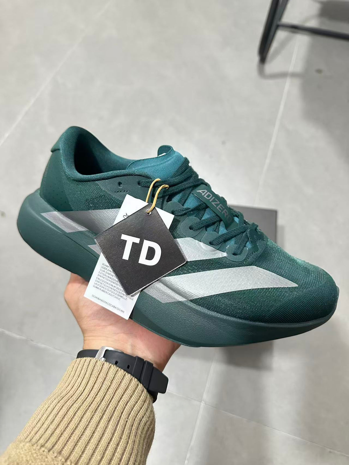 Adidas Adizero Lightstrike Pro Running Shoes, Green