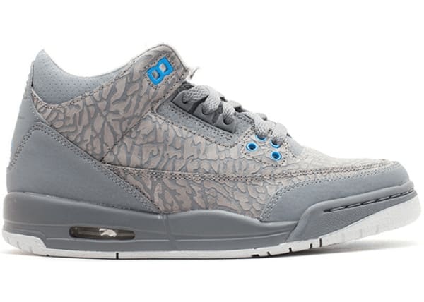 Jordan 3 Retro Flip Cool Grey Blue Glow (GS)