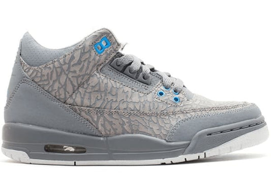 Jordan 3 Retro Flip Cool Grey Blue Glow (GS)