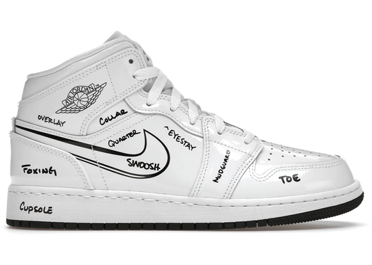 Jordan 1 Mid Schematic (GS)