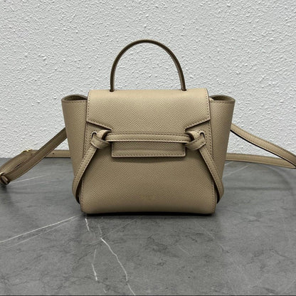 Celine 2026 Pico Belt Bag 16cm Grained Calfskin