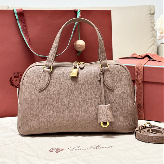 LP 2026 Needle Bag 31cm Fossil/Sun Gold Calfskin